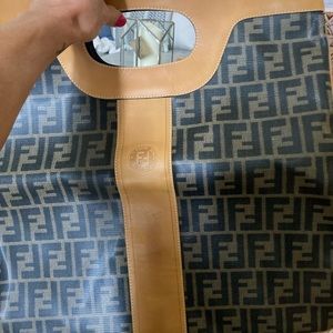 Large Fendi envelope clutch
